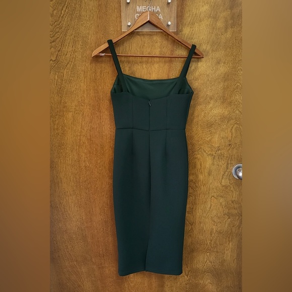 Forest Green Knee Length Dress Size XS - Picture 2 of 3